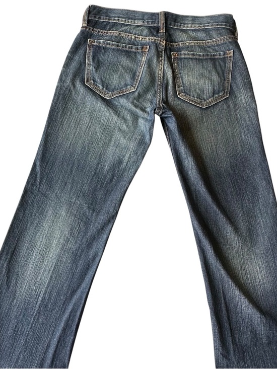 Old Navy Jeans Womens Bootcut 2009 Low Rise Dark Wash Blue Denim 30” Inseam Sz 2 - Picture 7 of 16